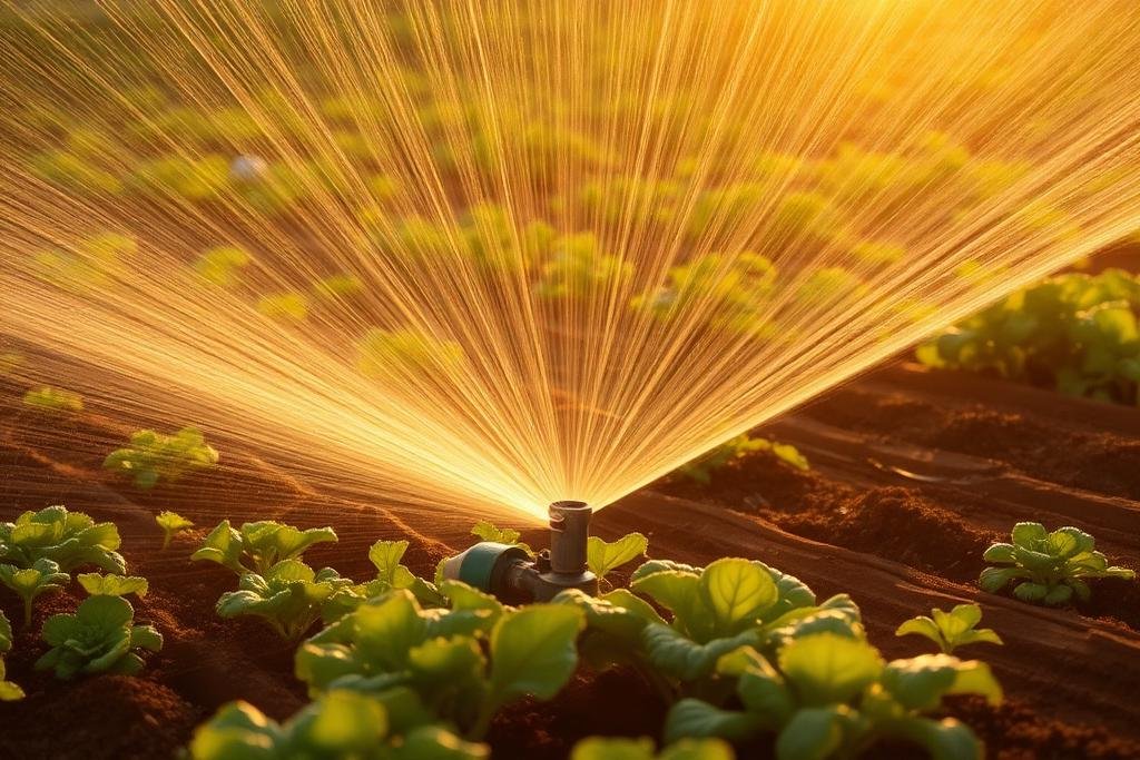 Irrigation laser spryte